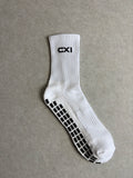 White Grip Socks