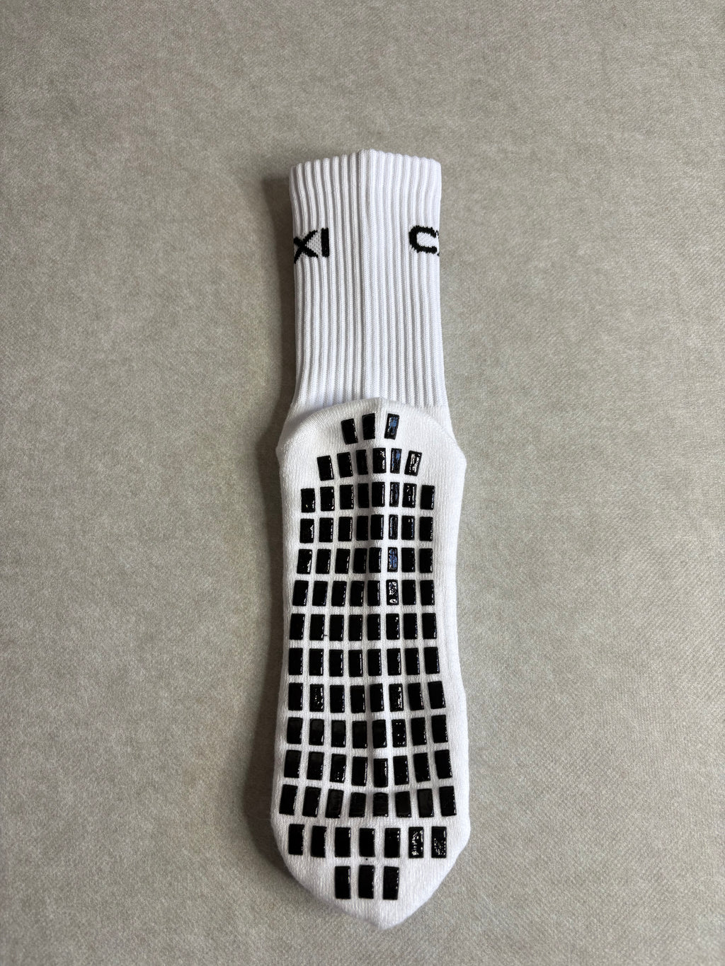 White Grip Socks
